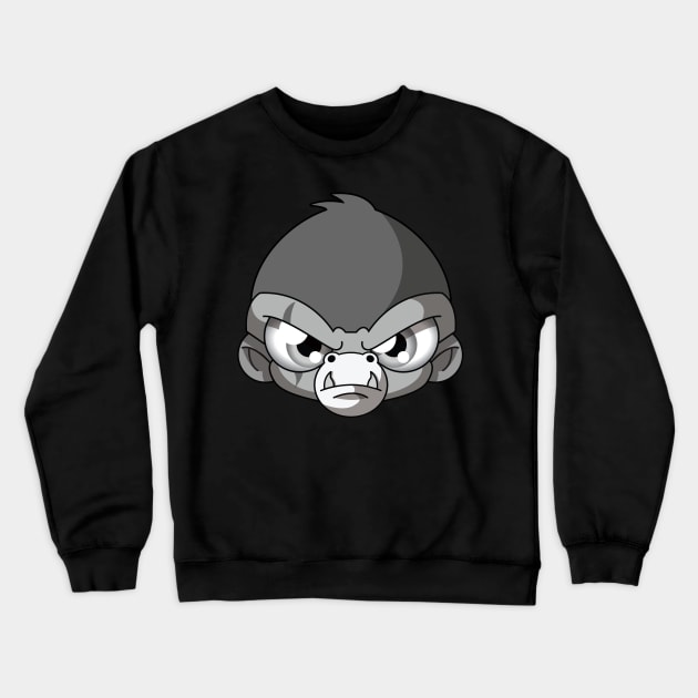 Cute King Kong Crewneck Sweatshirt by chrisnazario
